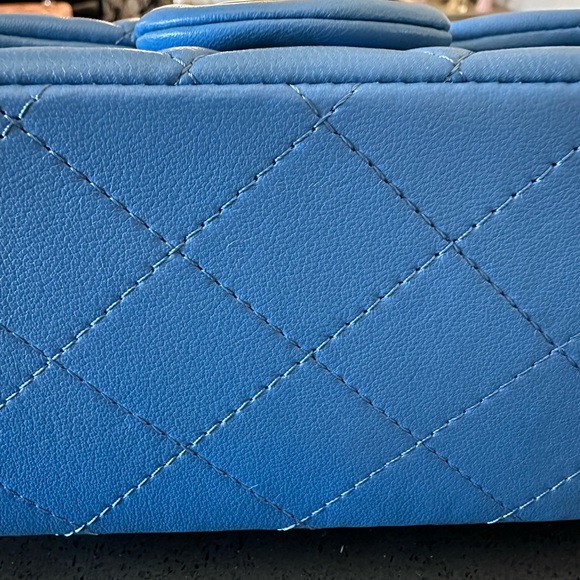 CHANEL ✨ Baby Blue Mini Square Flap Bag - Excelled pre-loved condition - Picture 11 of 14